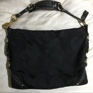 Beautiful Black Coach Shoulder Bag